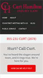 Mobile Screenshot of curthamiltonlaw.com